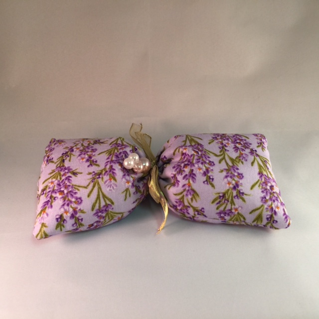 Eye Pillow with Organic Lavender Flowers - Click Image to Close